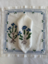 Load image into Gallery viewer, Blue Floral Napkin & Placemat Set – ON BACKORDER
