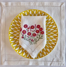 Load image into Gallery viewer, Pink Day Floral Napkin – ON BACKORDER