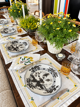 Load image into Gallery viewer, Yellow Floral Linen Placemat | GiGi Grimstad