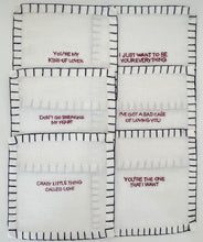 Load image into Gallery viewer, Love Songs Cocktail Napkins (Set of 6)