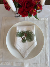 Load image into Gallery viewer, Fir &amp; Pinecone Napkin
