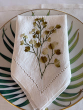 Load image into Gallery viewer, Olive Floral Napkin
