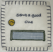 Load image into Gallery viewer, Let’s Have a Smashing Time Tennis Cocktail Napkins (Set of 6) | Cocktail Hour with GiGi
