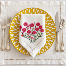 Load image into Gallery viewer, Pink Day Floral Linen Napkins | GiGi Grimstad
