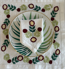 Load image into Gallery viewer, Red &amp; Green Glory Napkin &amp; Placemat Set – ON BACKORDER
