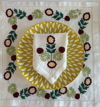 Load image into Gallery viewer, Red &amp; Green Glory Napkin &amp; Placemat Set – ON BACKORDER
