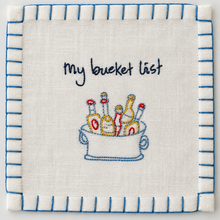 Load image into Gallery viewer, My Bucket List Cocktail Napkins (Set of 6) | Cocktail Hour with GiGi
