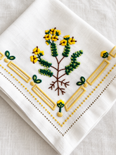 Load image into Gallery viewer, Yellow Floral Linen Placemat | GiGi Grimstad

