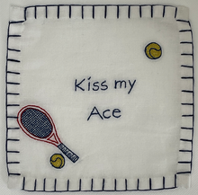 Load image into Gallery viewer, Let’s Have a Smashing Time Tennis Cocktail Napkins (Set of 6) | Cocktail Hour with GiGi
