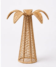 Load image into Gallery viewer, Medium handwoven natural Iraca palm leaf vase
