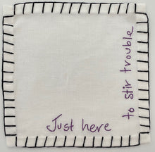 Load image into Gallery viewer, Just Here Cocktail Napkins (Set of 6)
