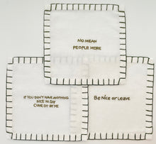 Load image into Gallery viewer, No Mean People Here Cocktail Napkins (Set of 6) – SOLD OUT
