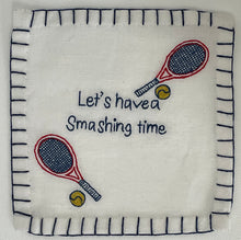 Load image into Gallery viewer, Let's Have a Smashing Time Cocktail Napkins (Set of 6) – Tennis
