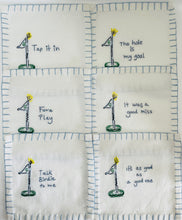 Load image into Gallery viewer, Talk Birdie to Me Cocktail Napkins (Set of 6) – Golf
